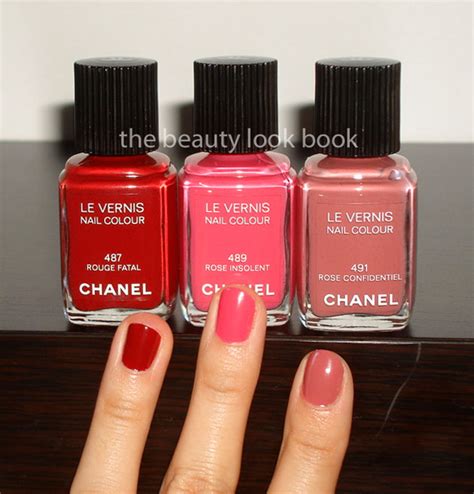 chanel smalto rouge fatal|Chanel Le Vernis: Rouge Fatal, Rose Insolent, Rose .